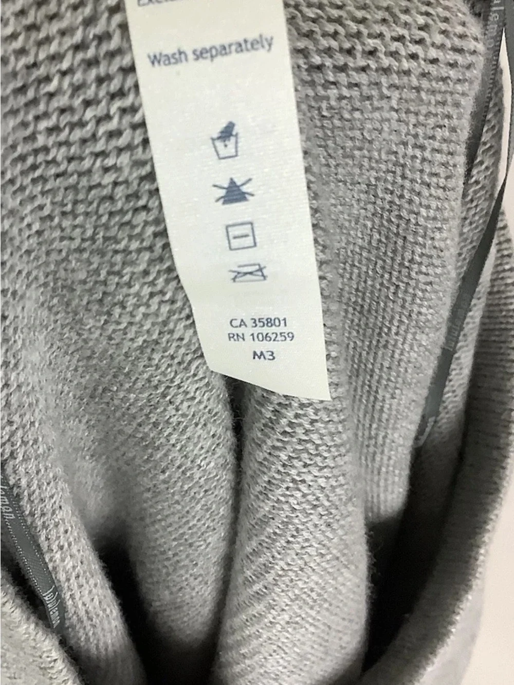 NWT Lululemon Sz 10 100% Cotton Bhakti Reality SS Dolman Sleeve Sweater Gray